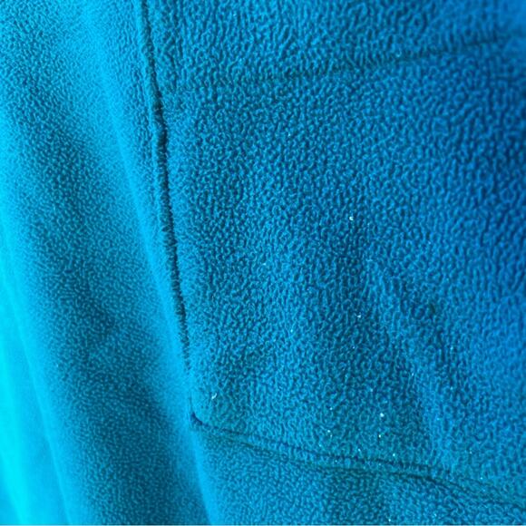 VTG Intimate Appeals Teal Fleece Snap Front Night gown Dressing Robe XL - Picture 4 of 5